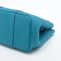【レザー /Blue Zanzibar】HERMES ガーデンパーティー 30 TPM エルメス ガーデンパーティ30 TPM ネゴンダ ブルーザンジバル