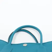 エルメス カルメン ブルーザンジバル シルバー金具 エルメス カルメン ブルーザンジバル シルバー金具