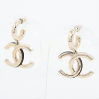たかー⭐︎美品⭐︎ CHANEL ピアス シャネル ピアス CHANEL EARRING ABE289 ココマーク メタル