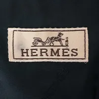エルメス カシミヤ テーラードジャケット 48 メンズ ネイビー