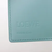 ロエベ アナグラム レザー キーケース ブルー A3538507｜中古ブランド