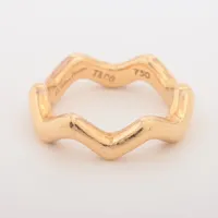 ★SALE★【ティファニー】ジグザグ　ウェーブ　リング　１３号　2104 美品】13.5号 ティファニー ジグザグ パロマピカソ ウェーブ
