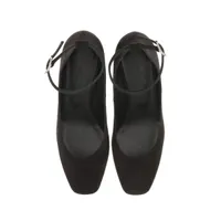 人気! *HERMES* Kamilla 60 パンプス Hロゴストラップ ブラック HERMES 新作 大人可愛い パンプス 本革 ストラップ Kamilla 60