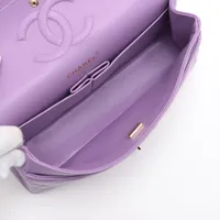pen pen♡シャネルリボン マトラッセ Wフラップチェーンショルダー25 ベージュ/ゴールド