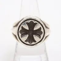 クロムハーツ リング 925 28.4g シールスタンプCHプラス