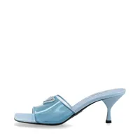 【セール】プラダトライアングルロゴ-Plexiglasミュール☆1XX635 楽天市場】PRADA プラダ サンダル トライアングルロゴスライド