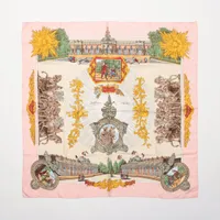 エルメス カレ90 SANSSOUCY サンスーシ宮殿 スカーフ シルク