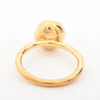 アガット バロックパール リング K18(YG) 4.7g バロックパール キズ