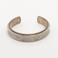 【瑠衣】ティファニー　ナローバングル　1837  箱付属 TIFFANY&Co.】ティファニー ナロー バングル シルバー925