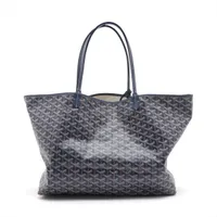 ゴヤール　サンルイ　GM ネイビー 楽天市場】【布袋あり】GOYARD ゴヤール サンルイGM キャンバス