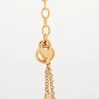 ★極美品 ルイヴィトン レディLV GP ラインストーンネックレスM01845 ✨極美品 ルイヴィトン レディLV M01845 GP ラインストーン