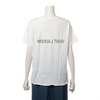 サンローラン 25SS　激レア世界完売　パリ アドレスTシャツ　ユニセックス サンローラン パリ アドレス Tシャツ | Saint Laurent サン