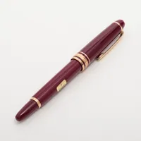 MONTBLANC　万年筆　モーツァルト(ボルドー) モンブラン マイスターシュッテュック モーツァルト 万年筆 GP×レジン