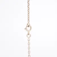 【美品】HERMES エクリプス エブリン パンチング ネックレス シルバー HERMES エルメス ネックレス エクリプス エブリン パンチング