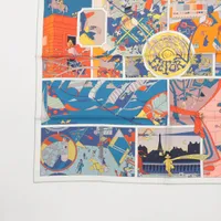 エルメス カレ ダブルフェイス 90 Hermes Factory スカーフ シルク