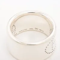 希少 Hermès / Eclipse Ruban GM ring size59 Hermès Eclipse Ruban Ring 50 925 12.3g Silver | eBay