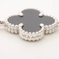 ヴァンクリーフ&アーペル ヴィンテージアルハンブラ 5P オニキス