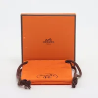 エルメス シェーヌダンクル トゥアレグ チョーカー 925×革 総重量:18.1