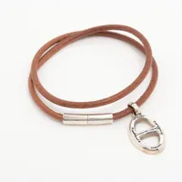 エルメス トゥアレグ シェーヌダンクル レザー ブレスレット チョーカー HERMES エルメス トゥアレグ シェーヌダンクル チョーカー