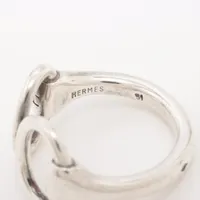エルメス ナウシカ リング 51 925 5.2g シルバー A3551841｜中古