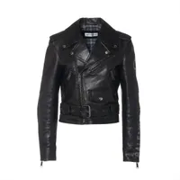 【美品】BALENCIAGA バレンシアガ　ゴルフ　レディース　ジャケット BALENCIAGA バレンシアガ ダブルライダースジャケット 518082 36