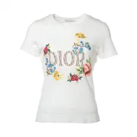 Christian Dior - ディオール Dior Size:I 44 5E16155206 コットン 半袖Ｔシャツ クリスチャンディオール コットン Tシャツ I 44 レディース