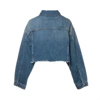 ミュウミュウ 22年 コットン デニムジャケット 42 レディース