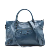 ✨美品✨バレンシアガ ザ・シティ ティファニーブルー レザー ハンドバッグ 楽天市場】【バッグ】BALENCIAGA バレンシアガ ザ シティ