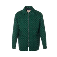GUCCI ナイロンジャケット ネイビー グリーン レッド GUCCI - グッチ ナイロンジャケット 特大サイズ GUCCI オーバ