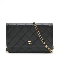 なな様・専用です。CHANEL チェーンウォレット キャビアスキン ゴールド金具 シャネル マトラッセ キャビアスキン チェーンウォレット