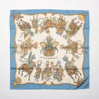 HERMES　エルメス　スカーフ　太陽王の祝典　美品　aq9981 HERMES エルメス スカーフ 太陽王の祝典 美品 aq9981 - メルカリ