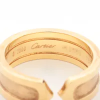 カルティエ C2 リング 750(YG) 7.4g 52 A3554874｜中古ブランド品