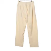 グッチ×アディダス コットン×ナイロン パンツ L メンズ アイボリー