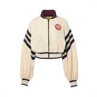 グッチ×アディダス コットン×ナイロン トラックジャケット S