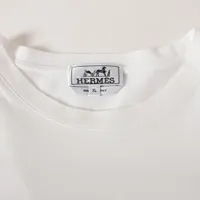 エルメス コットン Tシャツ XL メンズ ホワイト 21-5758 AP107371