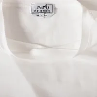 エルメス HERMES *21-5758 Tシャツ エルメス コットン Tシャツ XL メンズ ホワイト 21-5758 AP107371