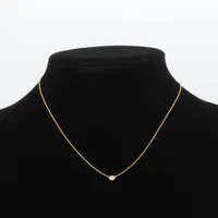 ティファニー バイザヤード 1P ダイヤ ネックレス 18K(YG) 1.7g 直径約