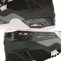 ナイキ AIR JORDAN 4 RETRO 24AW ヌバックレザー スニーカー 27cm