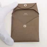 【新品】エルメス　バスティア　エトゥープ HERMES エルメス コインケース 小銭入れ エトゥープ グレージュ