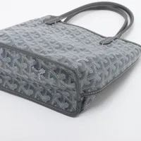 新品未使用。GOYARD アンジュミニ グレー GOYARD ゴヤール アンジュ ミニ グレー カーフ PVC リバーシブル