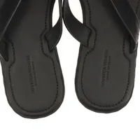 ボッテガ・ヴェネタ ブラック トングサンダル ボッテガヴェネタ BOTTEGA VENETA トングサンダル 24cm 黒