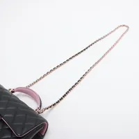 シャネル マトラッセ ラムスキン 2WAYショルダーバッグ ブラック
