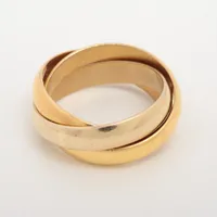 カルティエ トリニティ リング レア品 #48 Au750PG【22032】 カルティエ トリニティ リング レア品 #48 Au750PG【22032