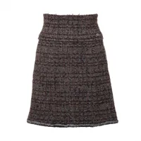 r*o様 CHANEL タイトスカート　サイズ40 シャネル ココマーク P61 ポリエステル×ビスコース×ポリアミド