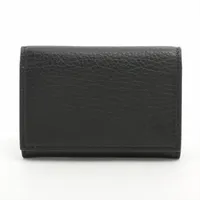 良品✨GUCCI　カードケース　パスケース　マイクロシマ　GGロゴ　レザー　黒 GUCCI グッチ カードケース マイクログッチシマ 544474 BMJ1N