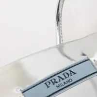 プラダ トライアングルロゴ ビニール×レザー サンダル 36