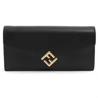 【国内正規品FENDI 】iPhone14レザーケース ブラック　エンボス フェンディ iPhone15 Pro/14 Proケース ロゴ型押し FENDI iPhone15/14