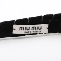 ミュウミュウ ダブル カチューシャ フェイクパール 5AJI49