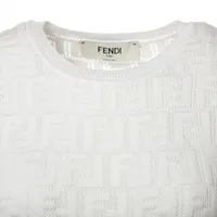 FENDI 半袖 ニット 36 Fendi ZUCCa 22 years Polyester × Rayon Sleeveless Dress 36