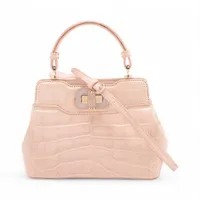 【極美品】ブルガリ ハンドバッグ 2way イザベラロッセリーニ ターンロック 希少 ブルガリ 2way イザベラロッセリーニ ショルダーバッグ
